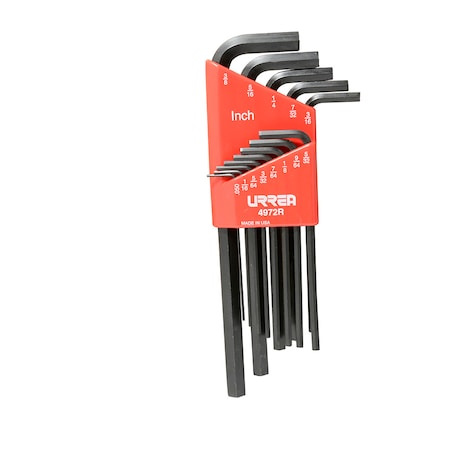 Urrea 13 Piece SAE Hex Key Set, 4972R 4972R